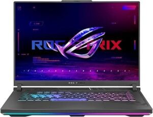 The ASUS ROG Strix G16 gaming laptop for 2024 is designed to elevate your gaming experience with its impressive 16-inch 16:10 FHD display